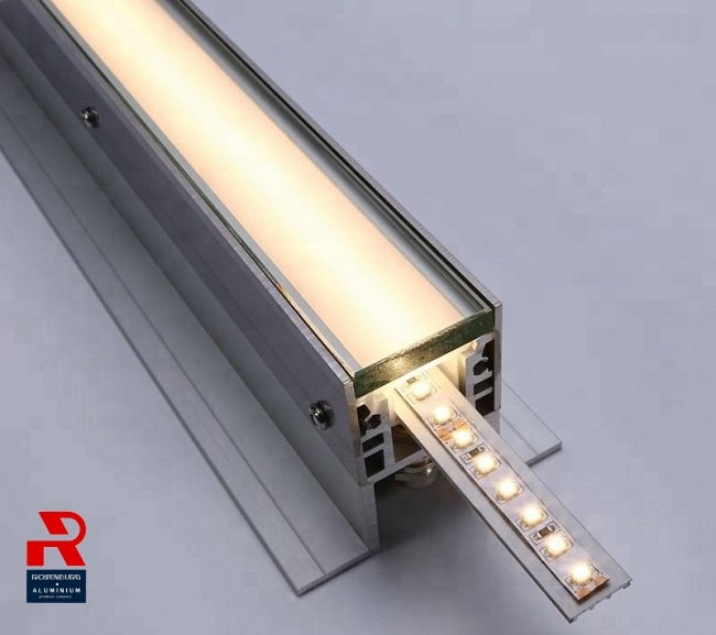 LED Aluminum channel strip diffuser lights